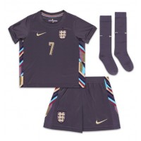 Maglie da calcio Inghilterra Bukayo Saka #7 Seconda Maglia Bambino Europei 2024 Manica Corta (+ Pantaloni corti)